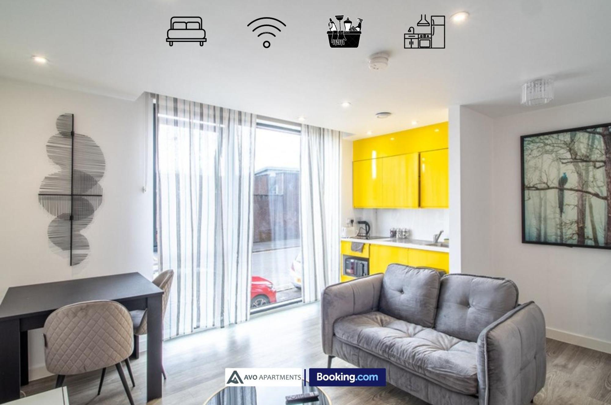 City Center Studio Apartments By Avo Apartments Sheffield Buitenkant foto